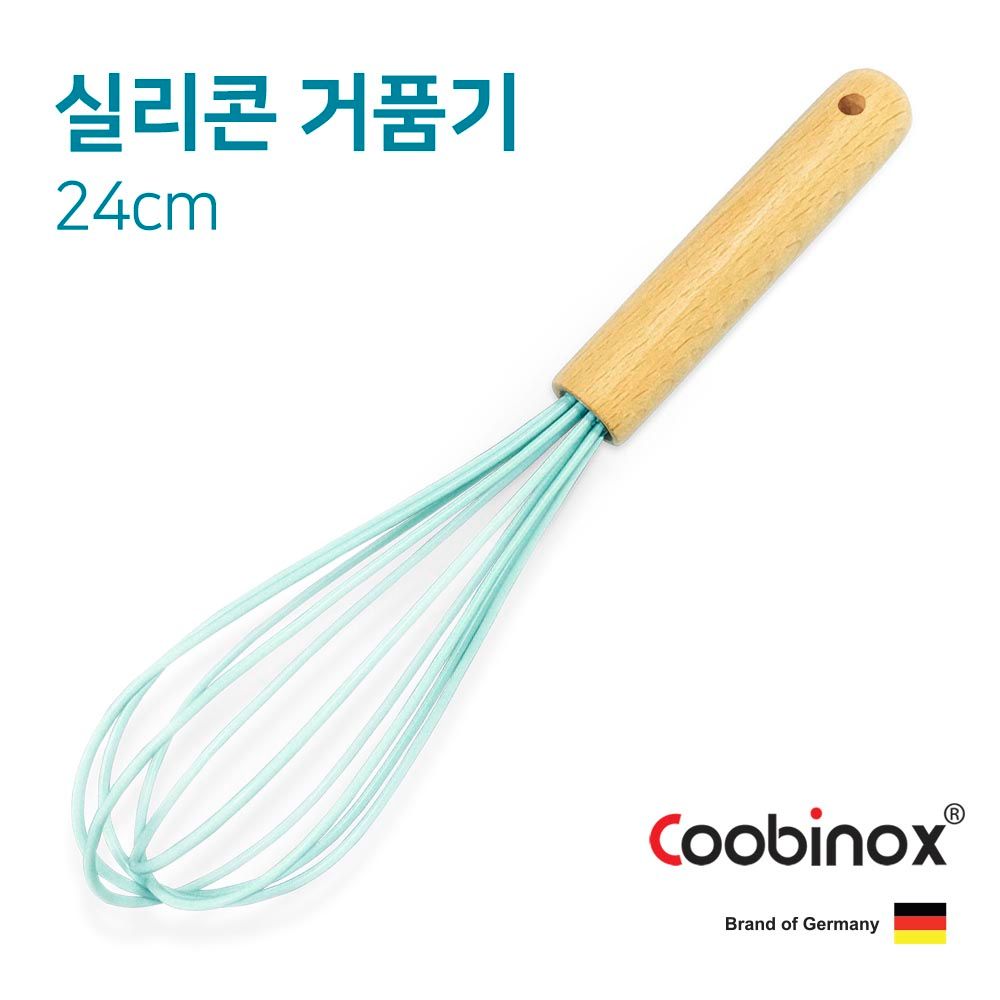 Coobinox® Premium Silicone & Wood Kitchen Utensil - [Turner/Spatula] Heat-Resistant Non-Scratch Cooking Tool